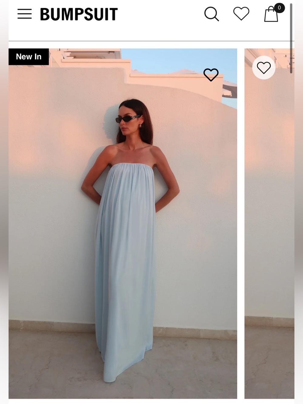 Bumpsuit The Dahlia Gown in Powder Blue